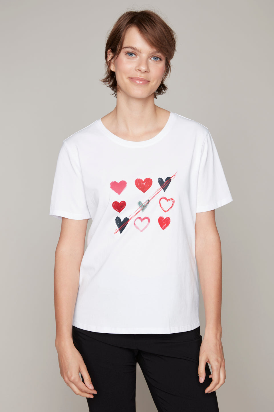 Carre Noir Hearts Tee