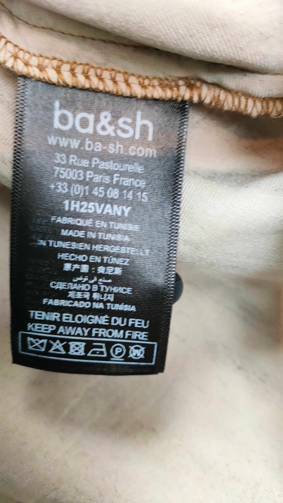 PRE OWNED Ba&sh Print Blouse
