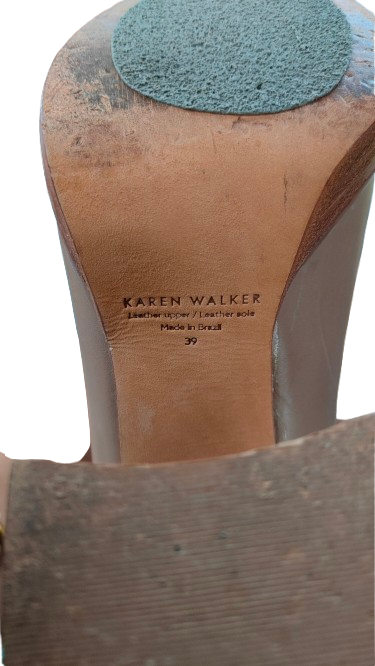 PRE OWNED Karen Walker Mackie Boots - Taupe