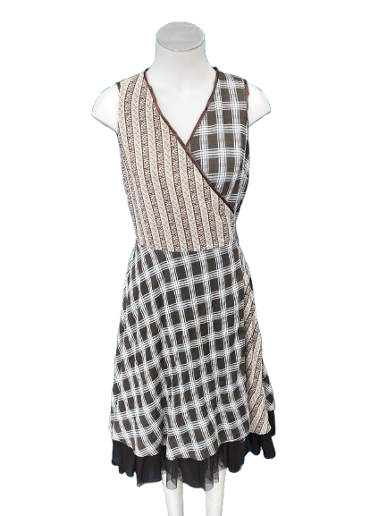 PRE OWNED Annah S Chameleon Reversible Wrap Dress