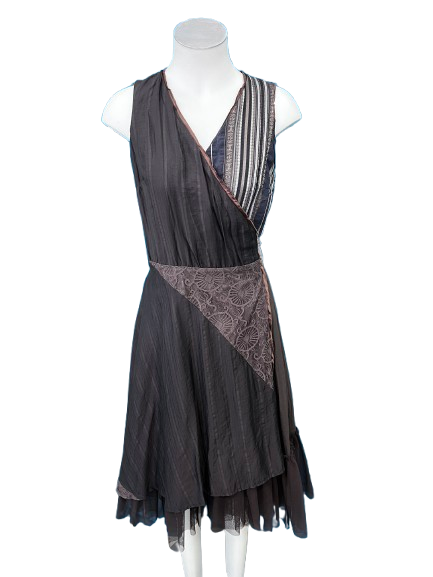 PRE OWNED Annah S Chameleon Reversible Wrap Dress