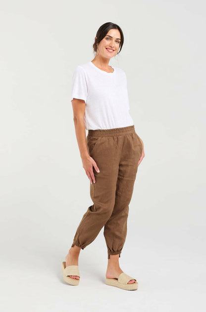 Blackstone Carmen Gathered Front Hem Pant