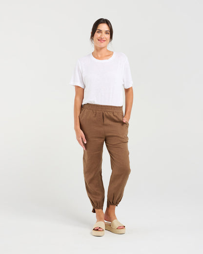 Blackstone Carmen Gathered Front Hem Pant