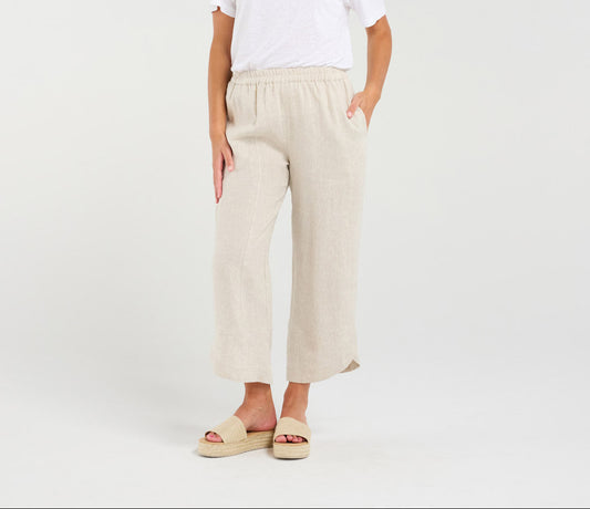 Blackstone Arabella Petal Hem Pants -  Summer Sand