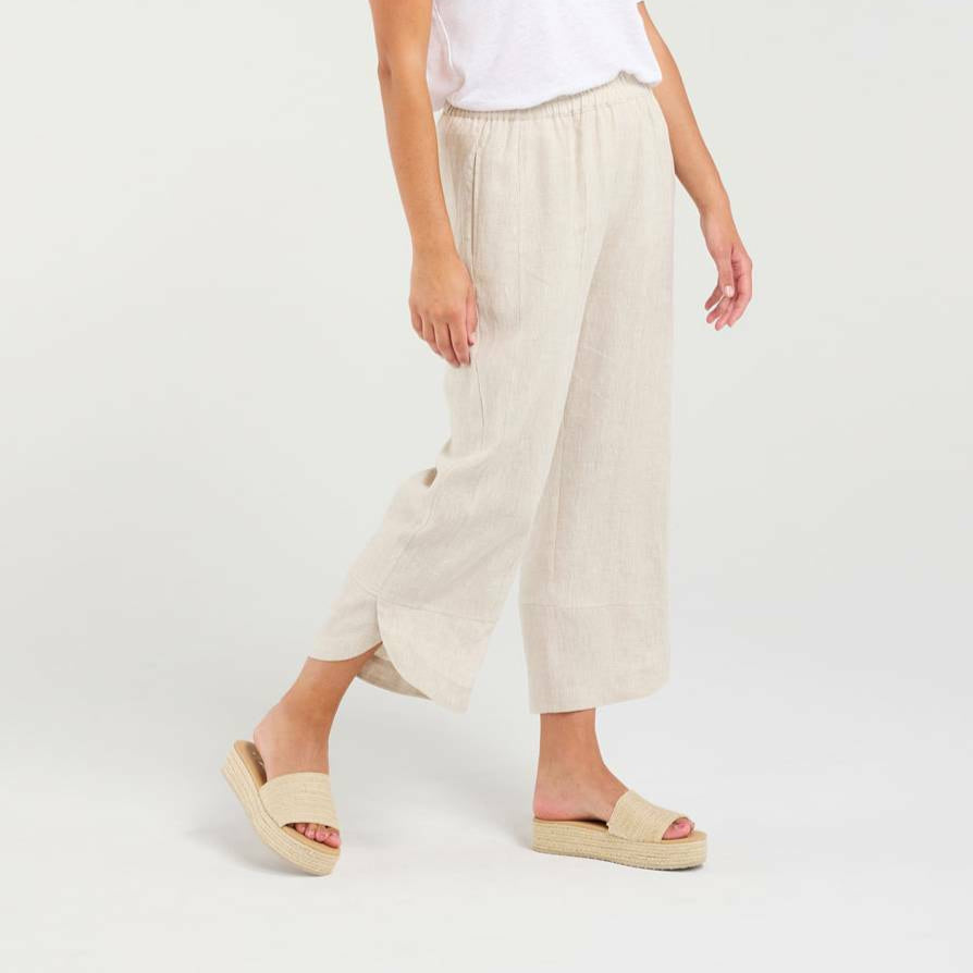 Blackstone Arabella Petal Hem Pants -  Summer Sand