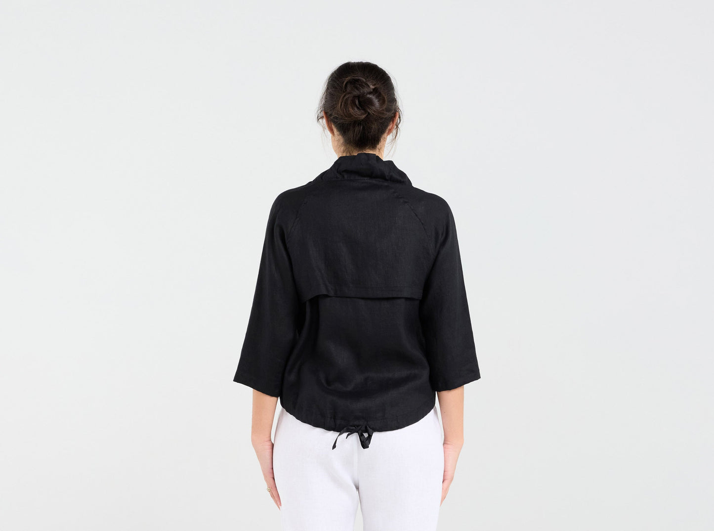 Blackstone Victoria Zip Front Jacket - Black