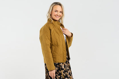 Blackstone Helene Quilted Jacket - Mustard