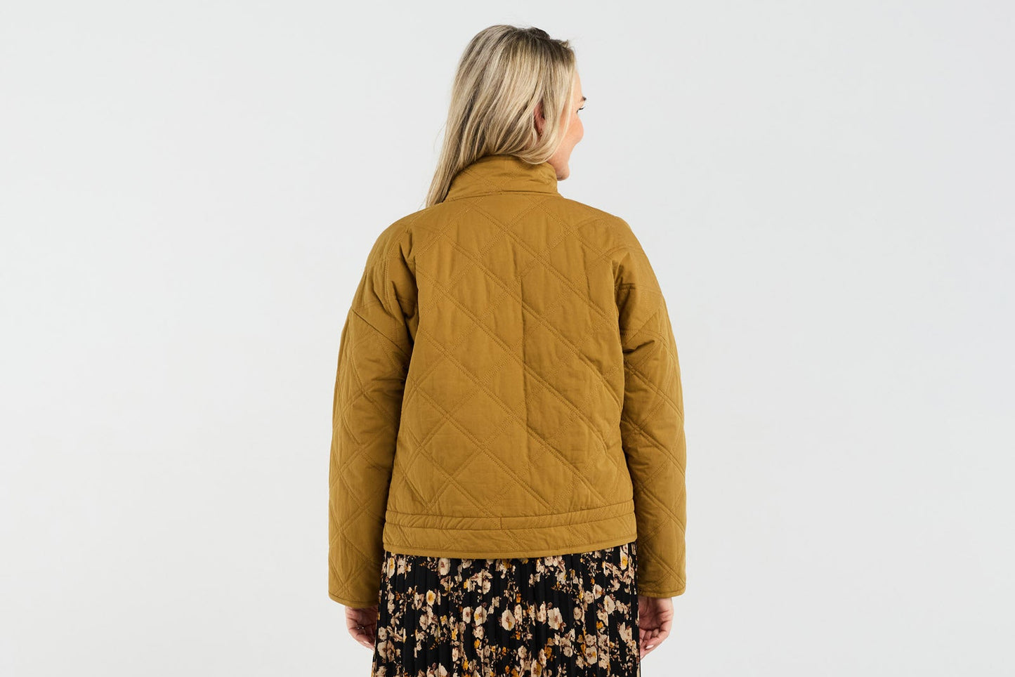 Blackstone Helene Quilted Jacket - Mustard