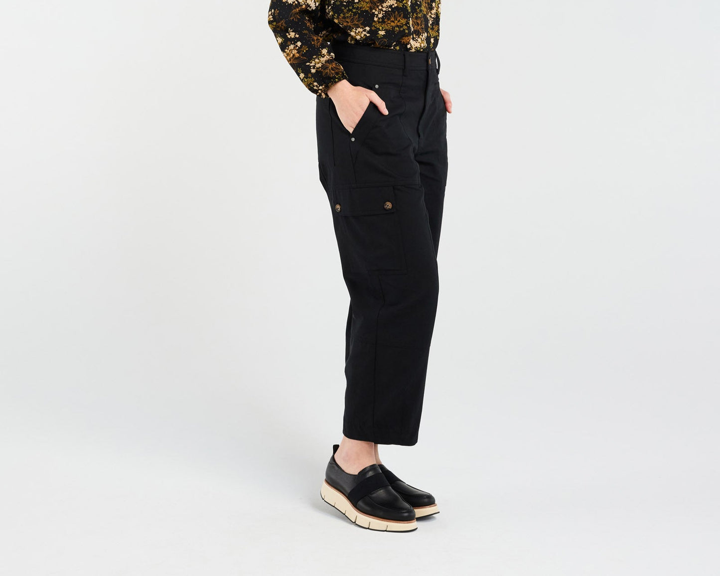 Blackstone Lexi Stitch Panel Pant - Black