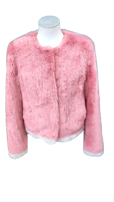 PRE OWNED COOP by Trelise Cooper  "Hot Fluff" Jacket - Candy Floss