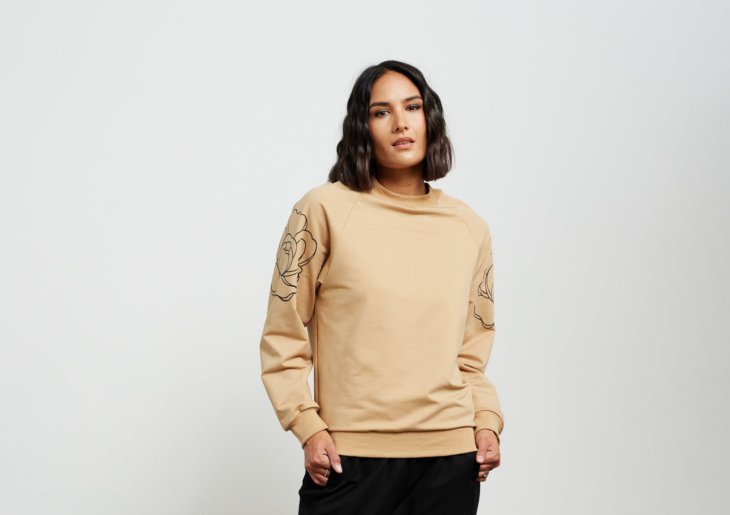 et alia Murphy Sweat - Latte/Black