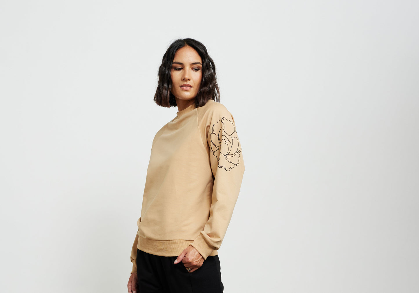 et alia Murphy Sweat - Latte/Black