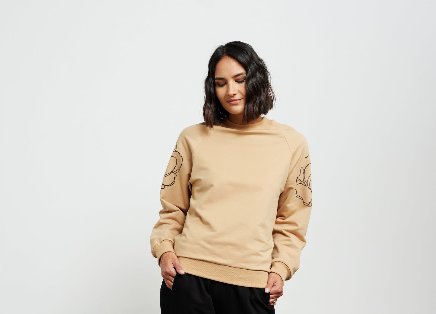 et alia Murphy Sweat - Latte/Black