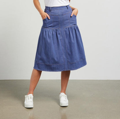 et alia Sutton Skirt - Blue Wash