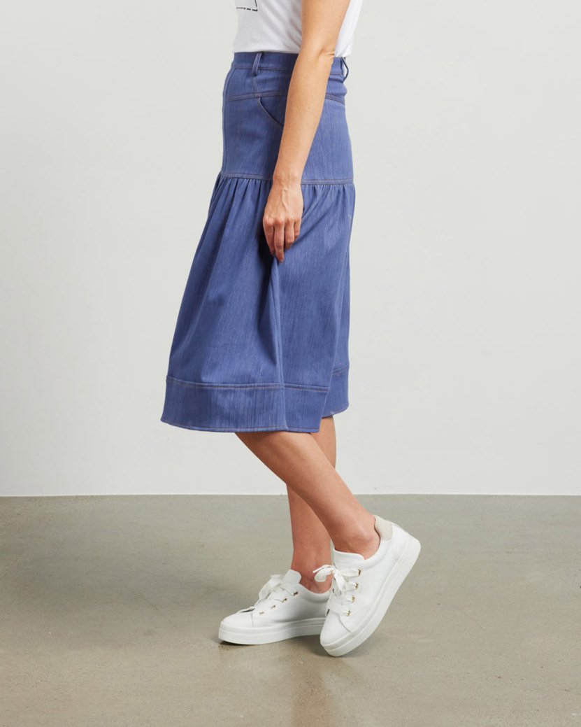 et alia Sutton Skirt - Blue Wash