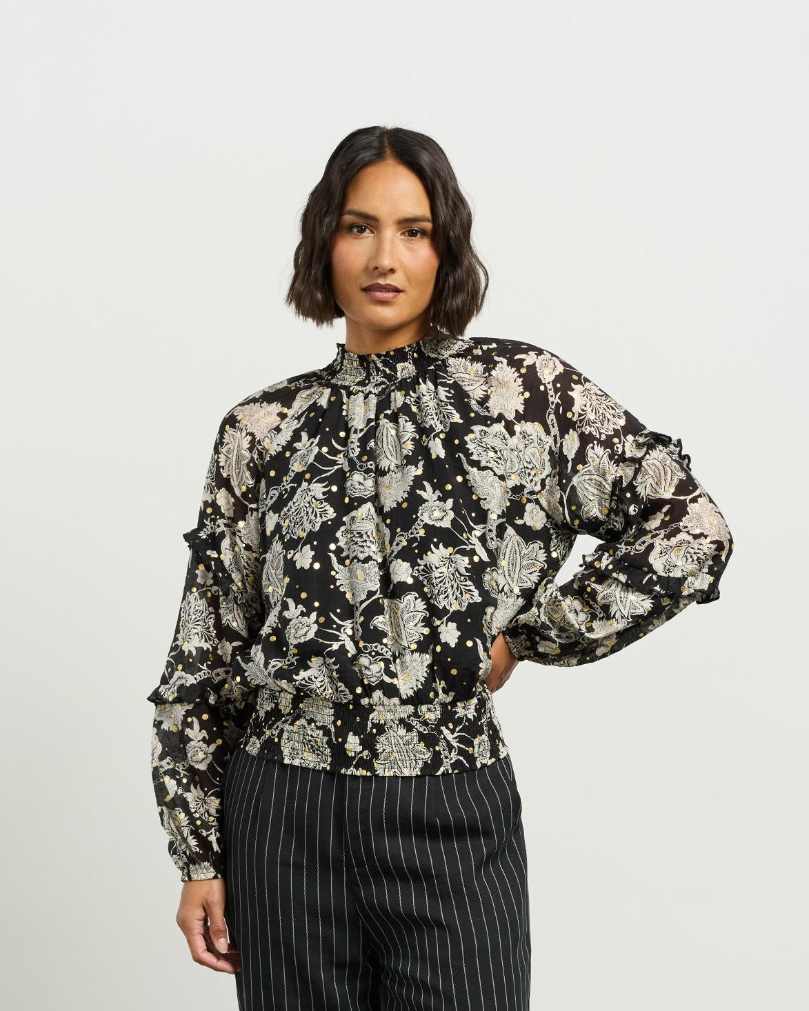 et alia Chloe Top - Midnight Garden