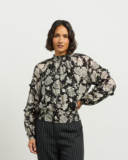 et alia Chloe Top - Midnight Garden