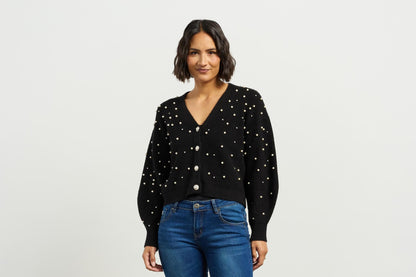 et alia Pearl Cardi - Black