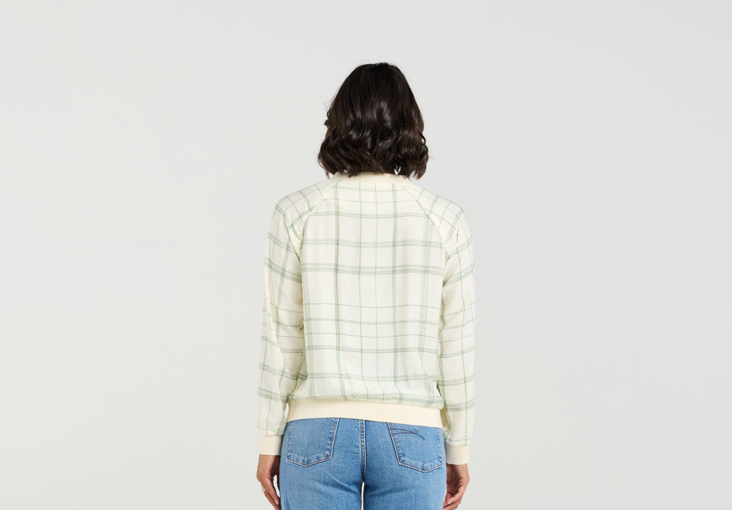 et alia Bobby Bomber - Meadow Plaid (Green)