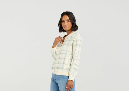 et alia Bobby Bomber - Meadow Plaid (Green)