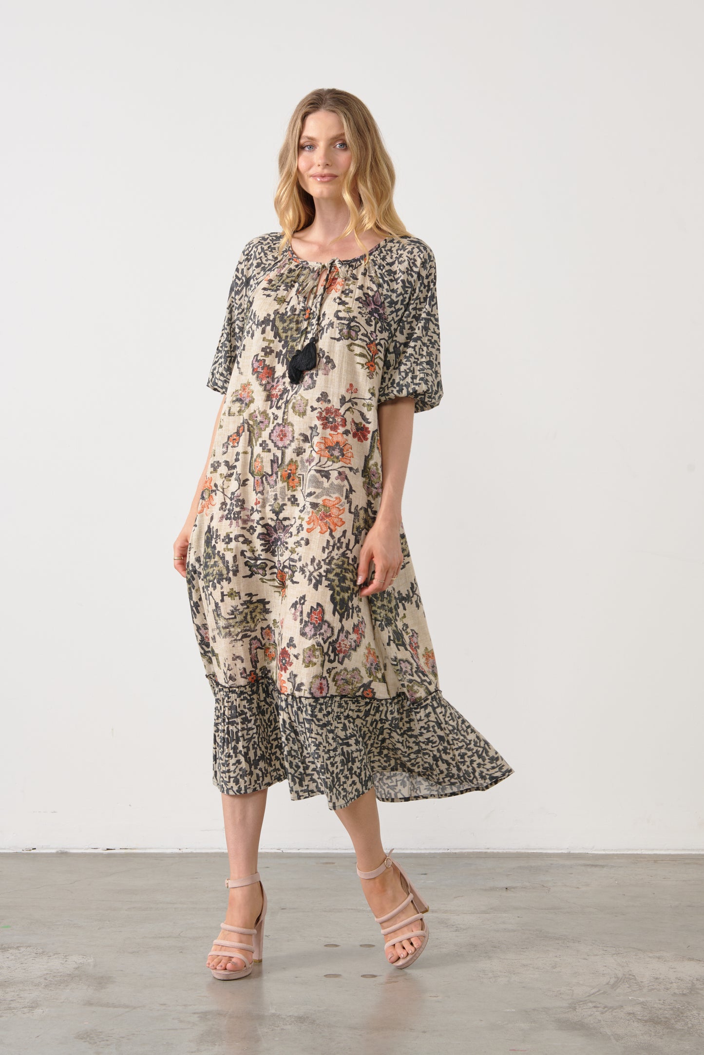 Holmes & Fallon Floral Print Dress - HF2525