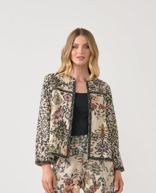 Holmes & Fallon  Floral Print Jacket - HF2527