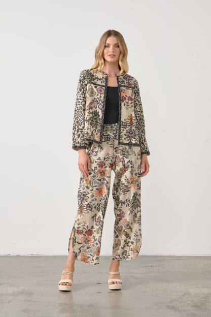 Holmes & Fallon  Floral Print Jacket - HF2527