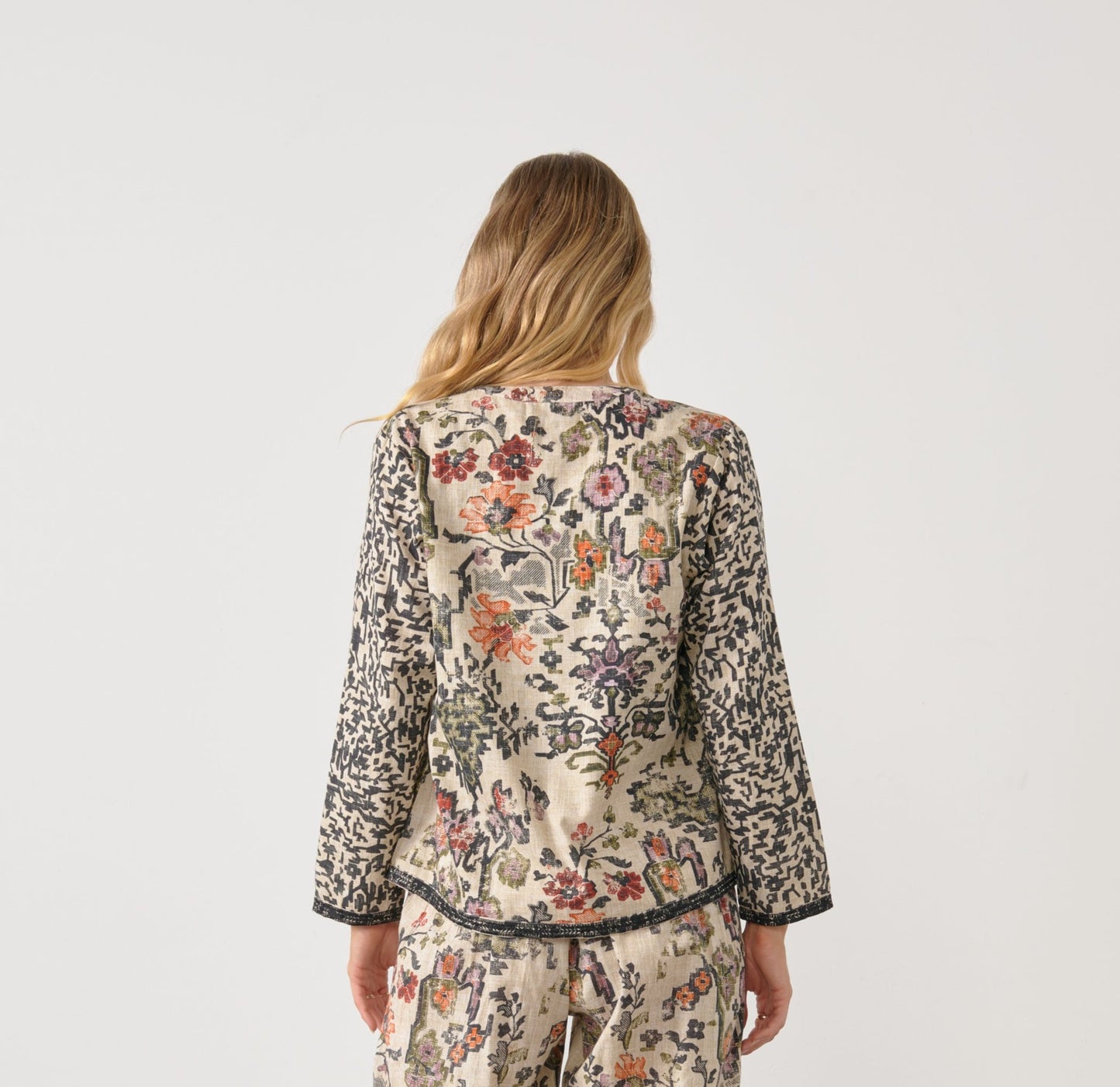 Holmes & Fallon  Floral Print Jacket - HF2527