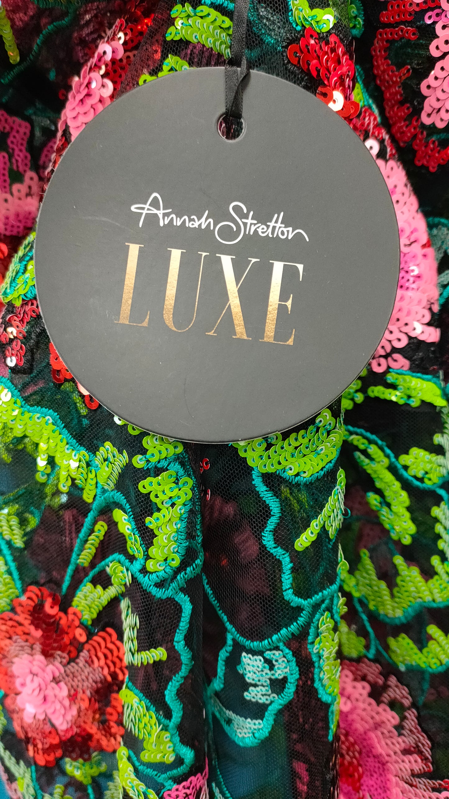 PRE OWNED  Annah Stretton Luxe Austin Sequins Dress