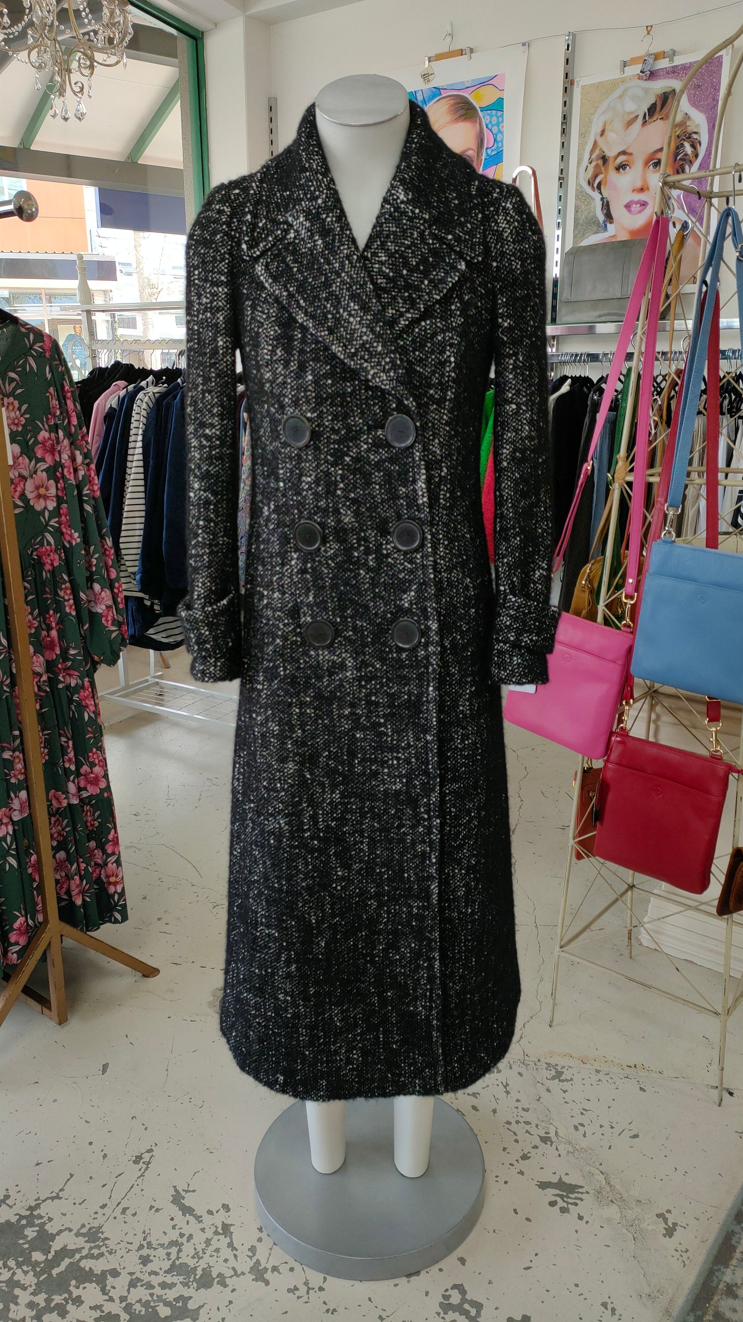 PRE OWNED Massimo Dutti Wool Blend Coat