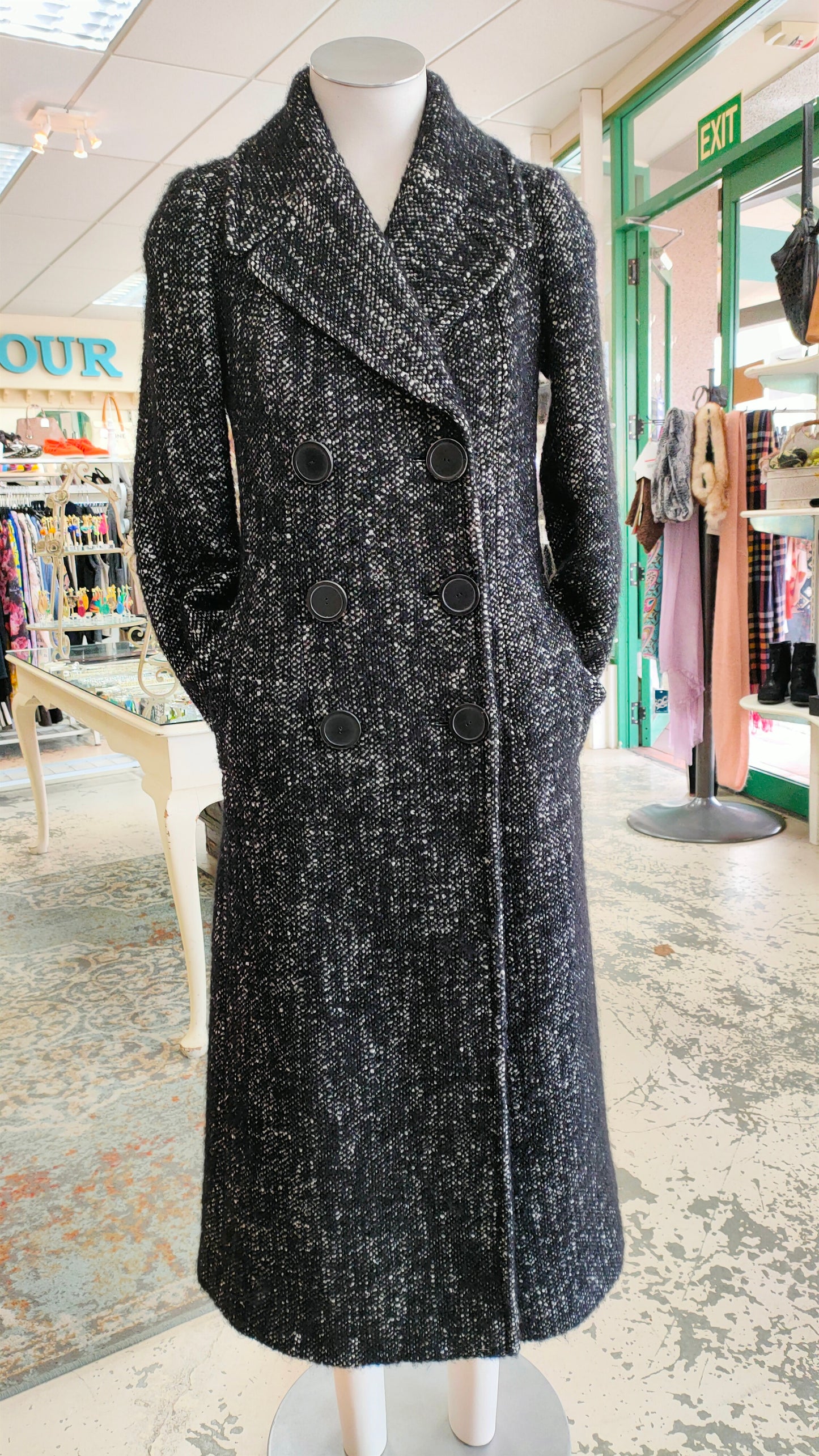 PRE OWNED Massimo Dutti Wool Blend Coat