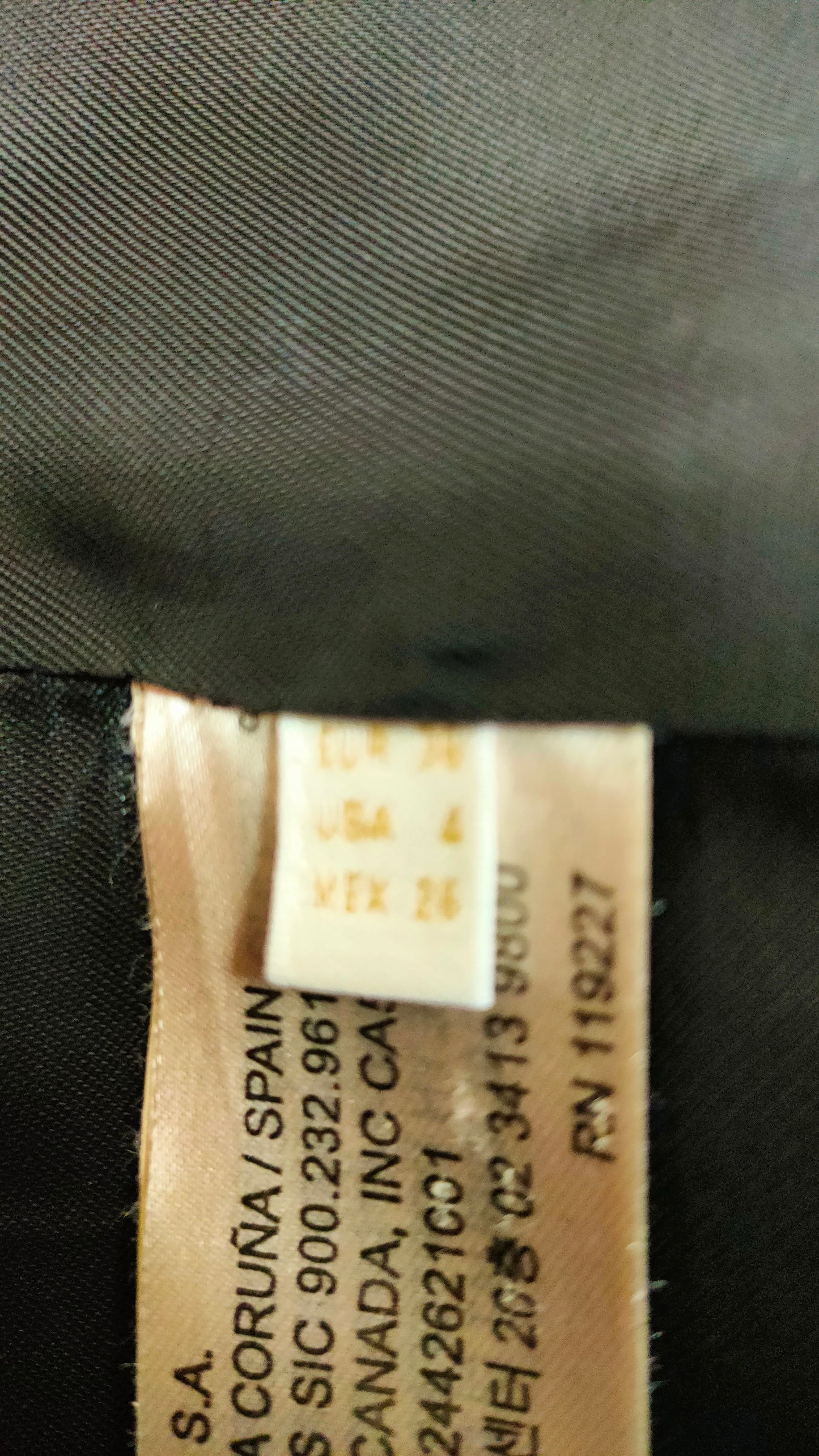 PRE OWNED Massimo Dutti Wool Blend Coat