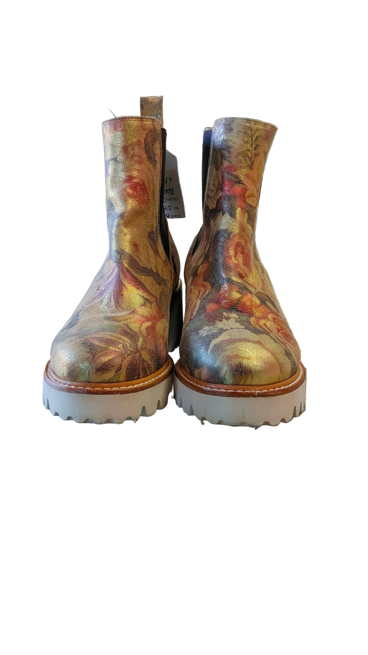 PRE OWNED Bresley Panko multi boots - size 37