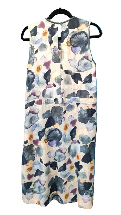 PRE OWNED Juliette Hogan Silk Print Dress