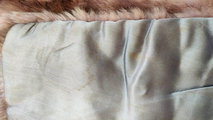 PRE OWNED Genuine Fur Stole - Two tone Brown
