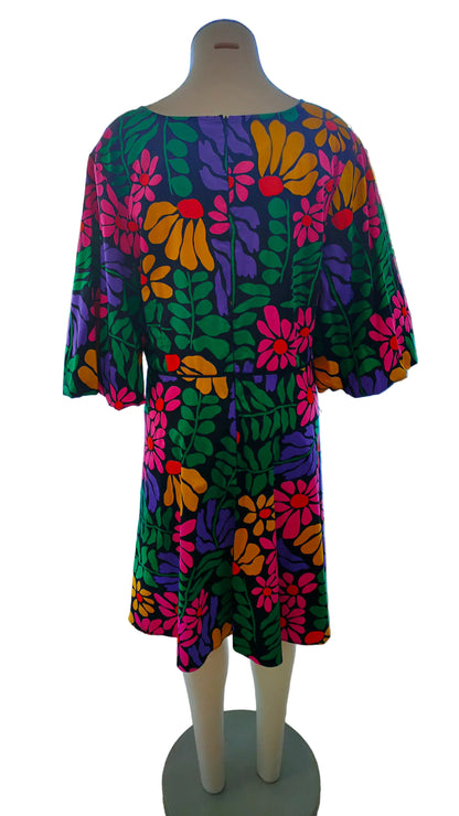 PRE OWNED Gorman Floral V Neck Dress