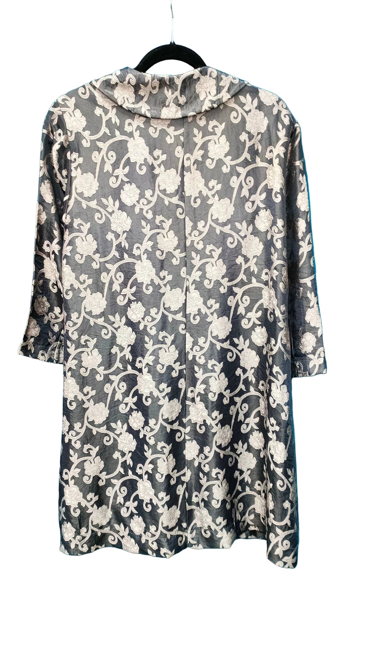 PRE OWNED Zardi Floral Jacquard Coat