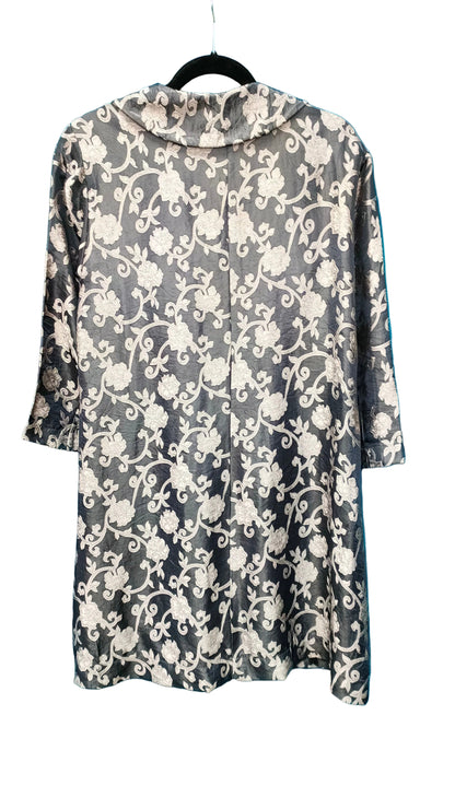 PRE OWNED Zardi Floral Jacquard Coat