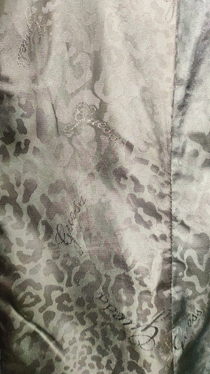 PRE OWNED Guess Double Breasted Skirted Coat