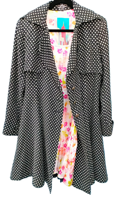PRE OWNED Trelise Cooper "Boardroom" Polka Dot Coat