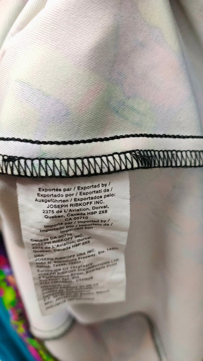PRE OWNED Joseph Ribkoff Multicolour Abstract Print Dress