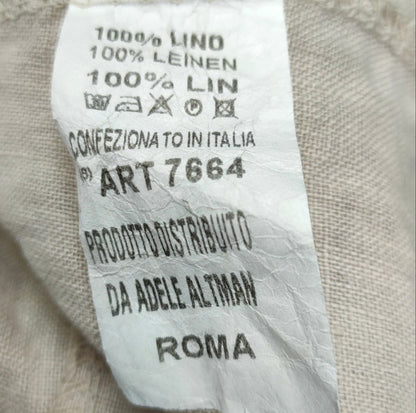 PRE OWNED Adele Altman Linen Skirt - Ecru