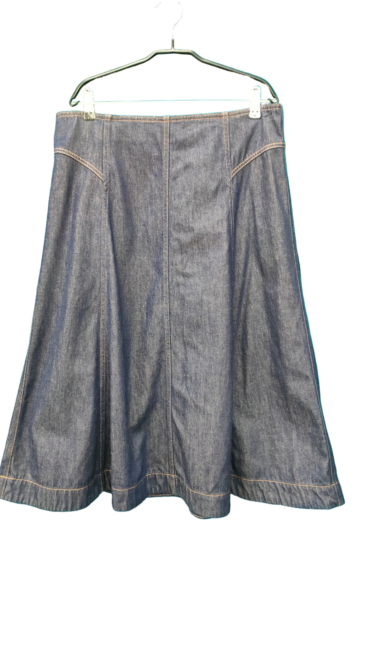 PRE OWNED Country Road Navy Denim Skirt