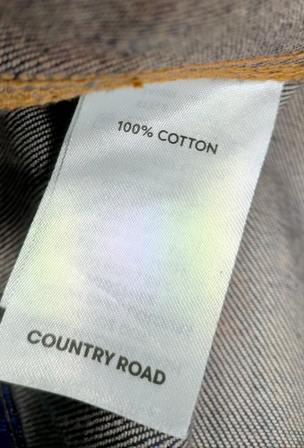 PRE OWNED Country Road Navy Denim Skirt