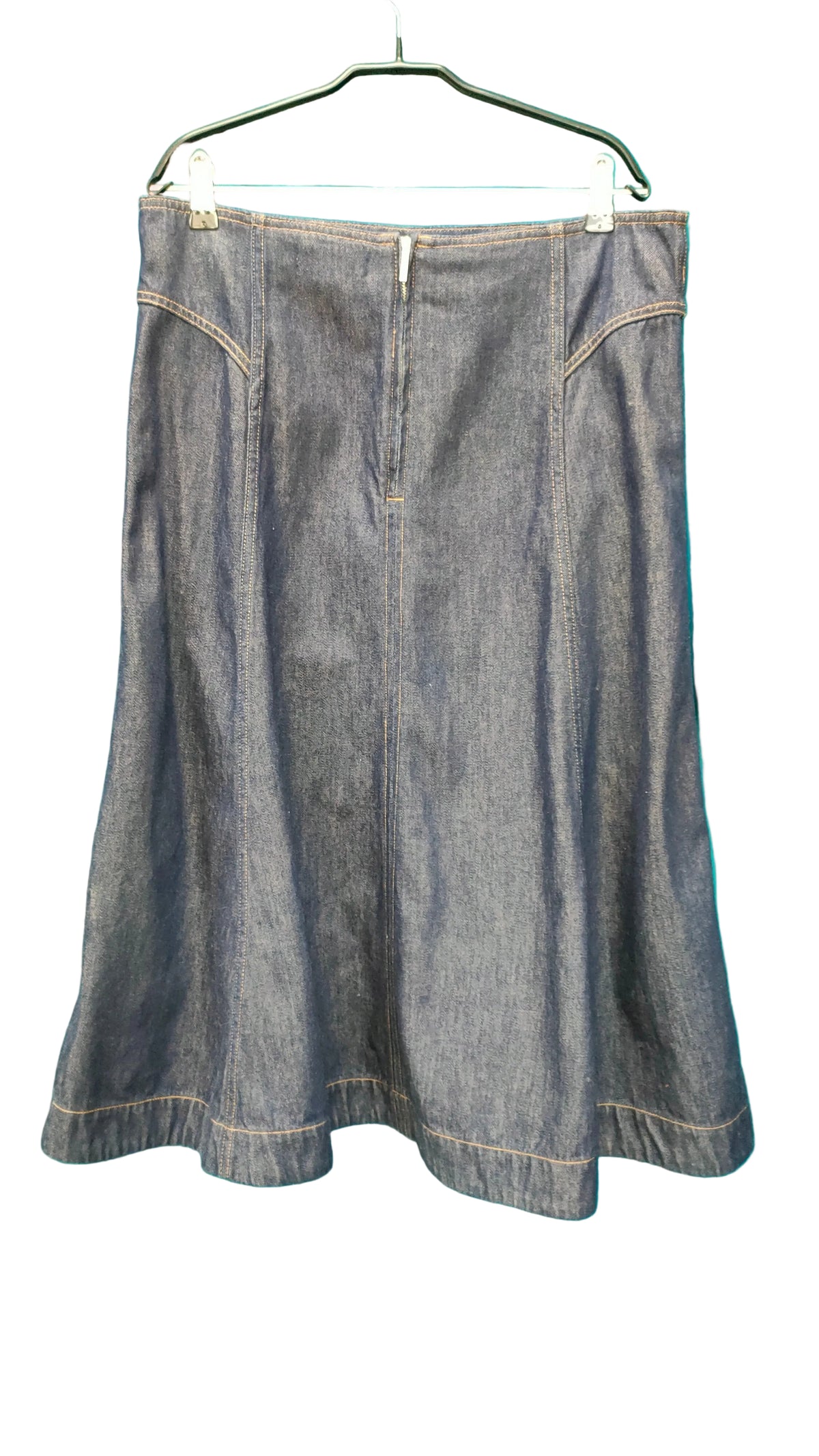 PRE OWNED Country Road Navy Denim Skirt