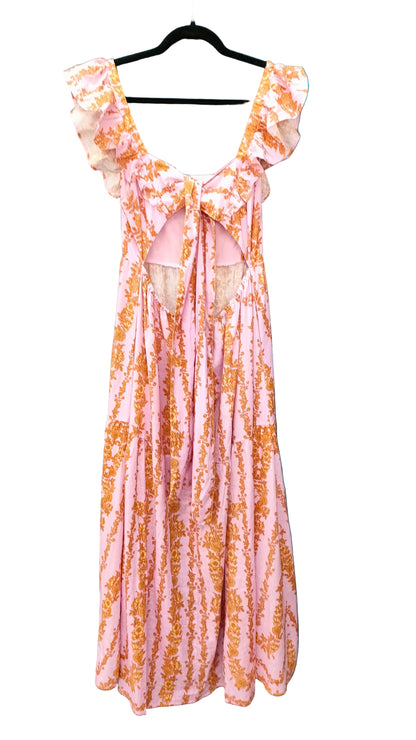 PRE OWNED Kivari Mauve Pink Floral Maxi Dress
