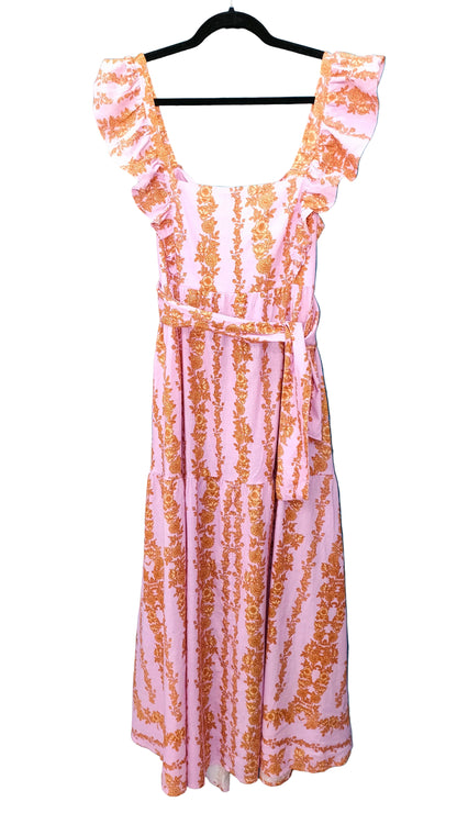 PRE OWNED Kivari Mauve Pink Floral Maxi Dress