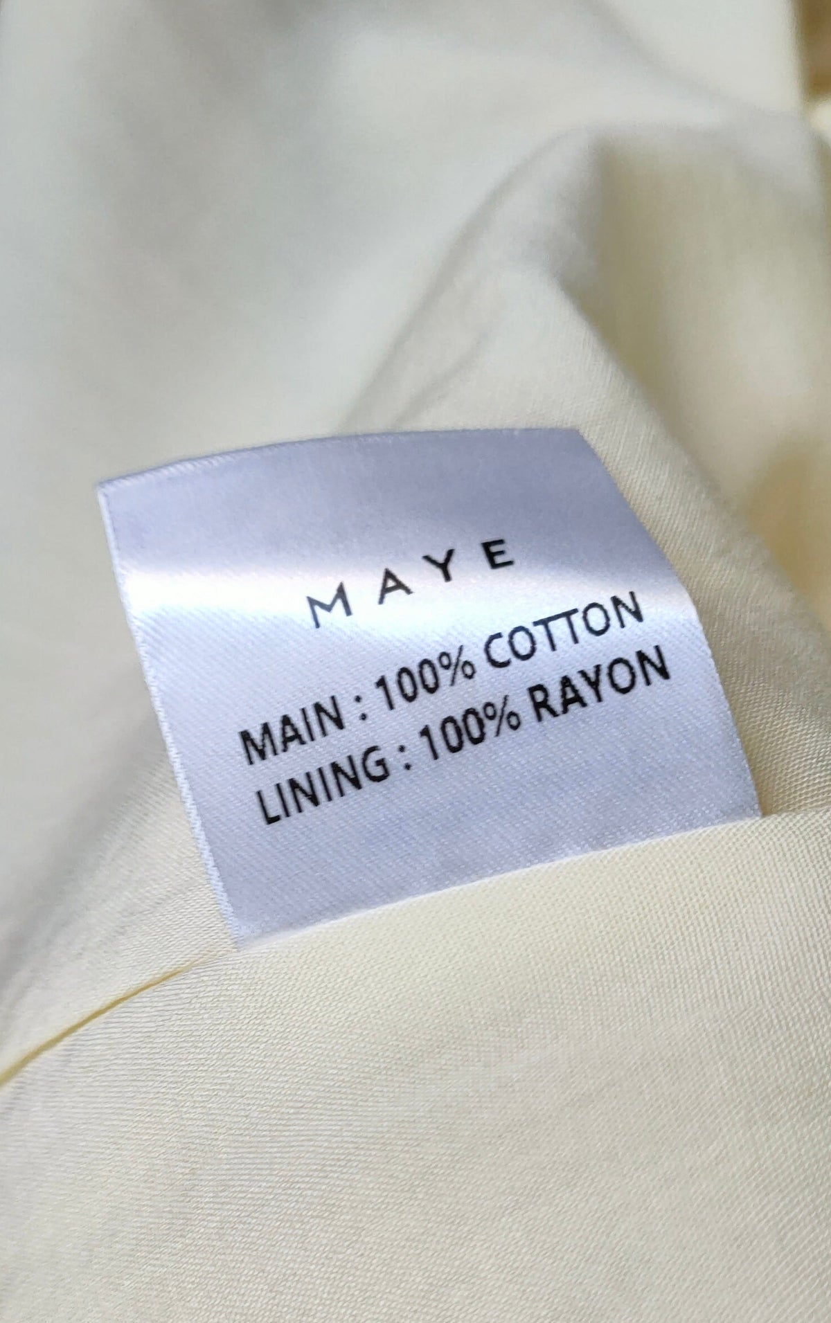 PRE OWNED Maye Mustard Floral Cotton Dress