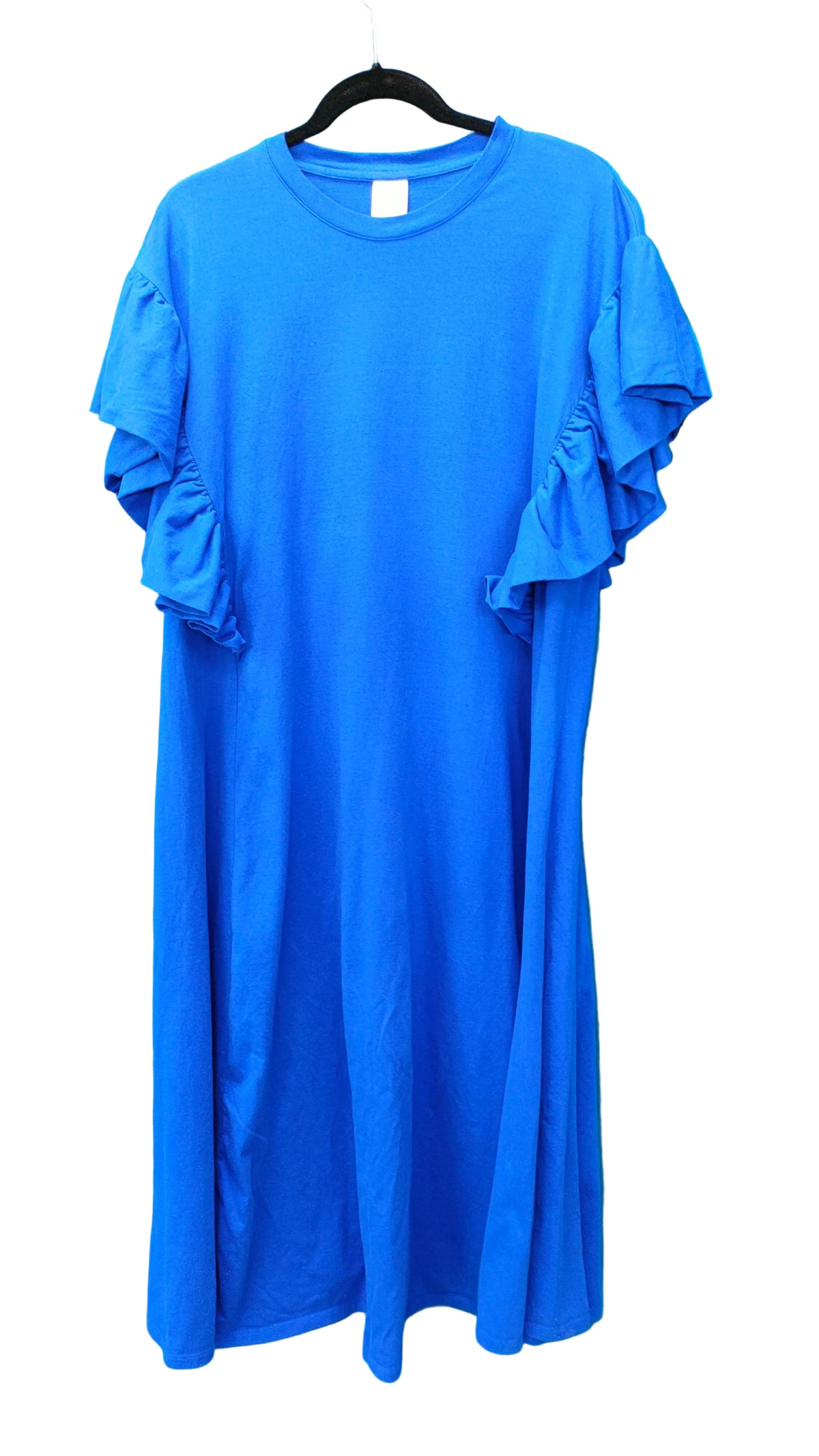 PRE OWNED Kowtow Blue Ruffle Sleeve Dress