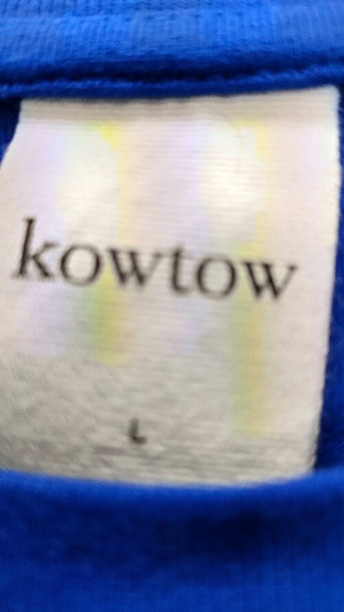 PRE OWNED Kowtow Blue Ruffle Sleeve Dress